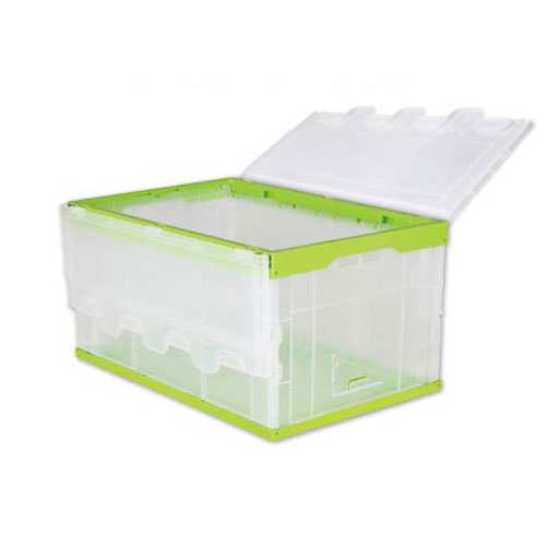 65L Pasgadh Stackable Plastaig Container